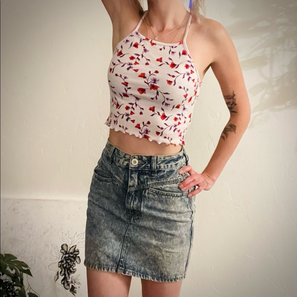 Floral tank top